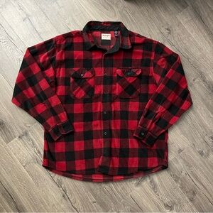 WRANGLER Plaid Flannel Button Down Shirt Size 2XL